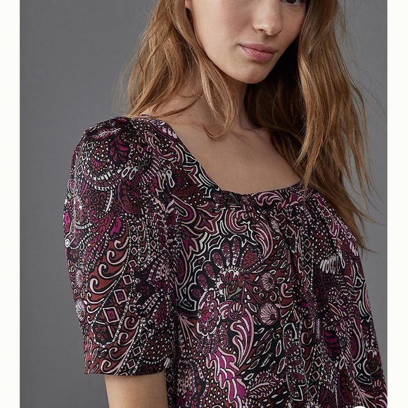 NWT ANTHROPOLOGIE Lisabetta Maxi Dress 1X and XS - Picture 4 of 11